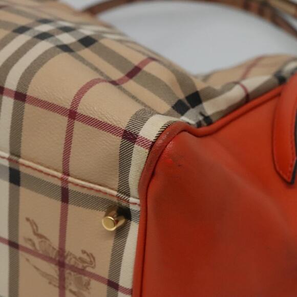 Burberry Nova Check Tote Bag Pvc Beige - Picture 9 of 16